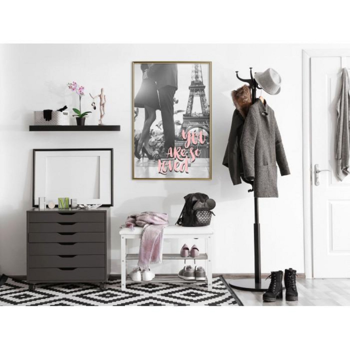 Paris Prix Affiche Murale Encadrée  Love in Paris