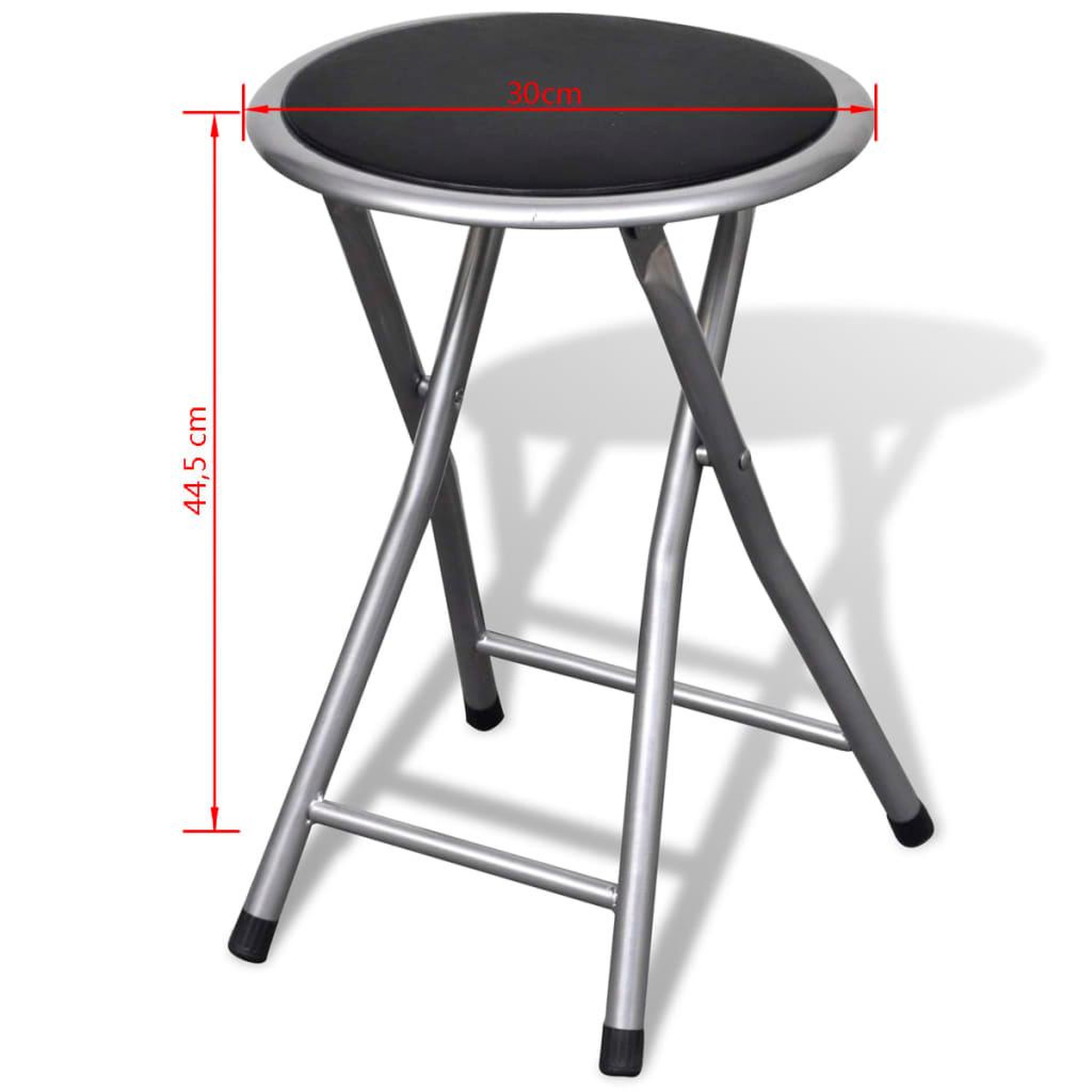 Voir la diapositive 6 : VIDAXL Tabourets de pliables lot de 4 similicuir