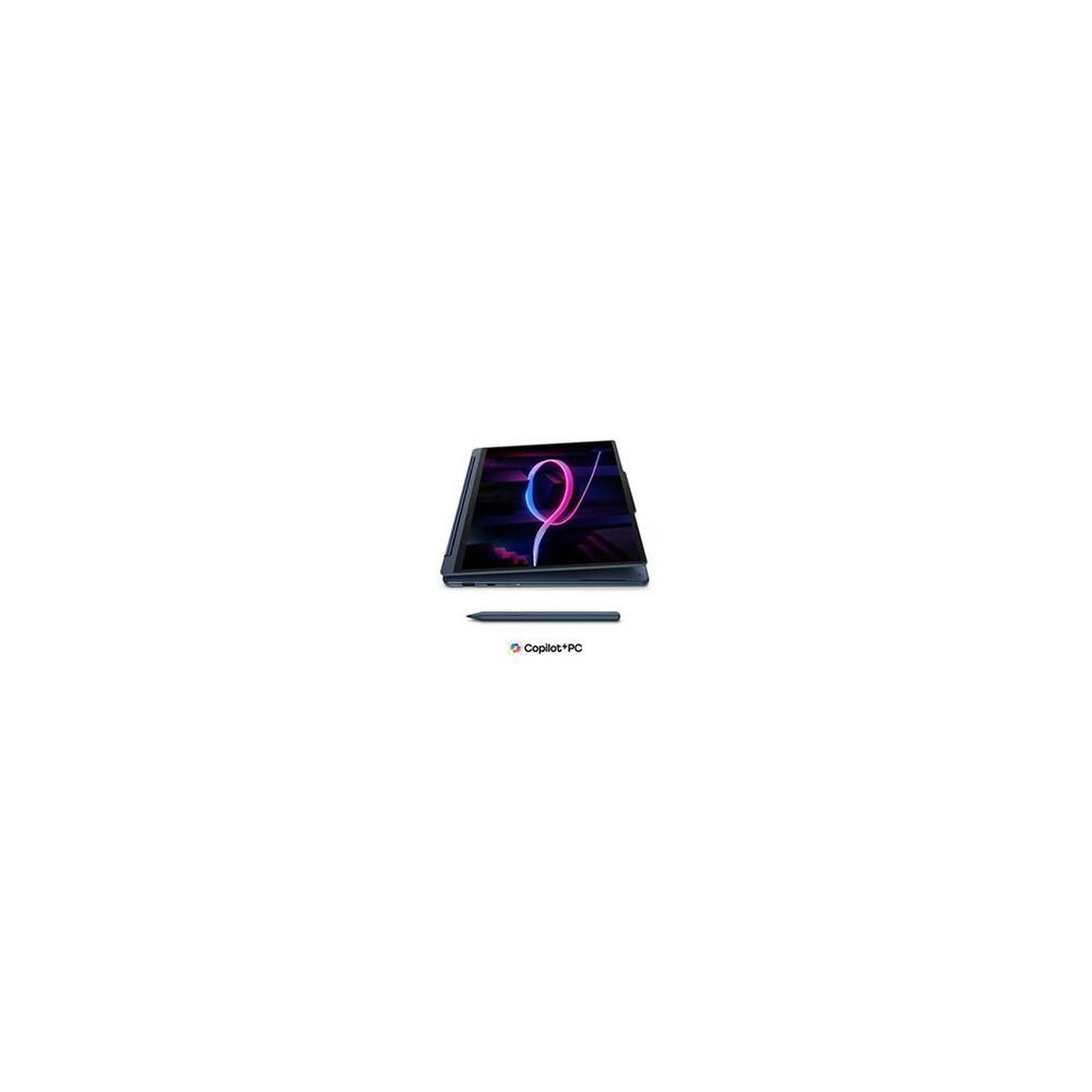 Voir la diapositive 6 : Lenovo PC 2-en-1 Lenovo Yoga 9 14IPH11 83SE 14  Ecran tactile OLED 120 Hz Copilot+PC Intel® Core™ Ultra 7 32 Go RAM 1 To SSD Bleu co
