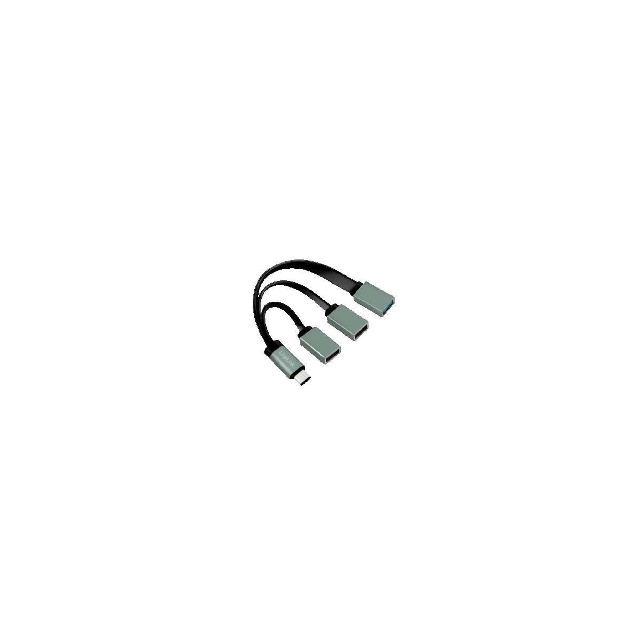 LOGILINK Concentrateur USB LogiLink Hub USB-C 3 Ports SuperSpeed USB 3.0