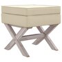 Voir la diapositive 2 : VIDAXL Tabouret de rangement 45x45x49 cm lin