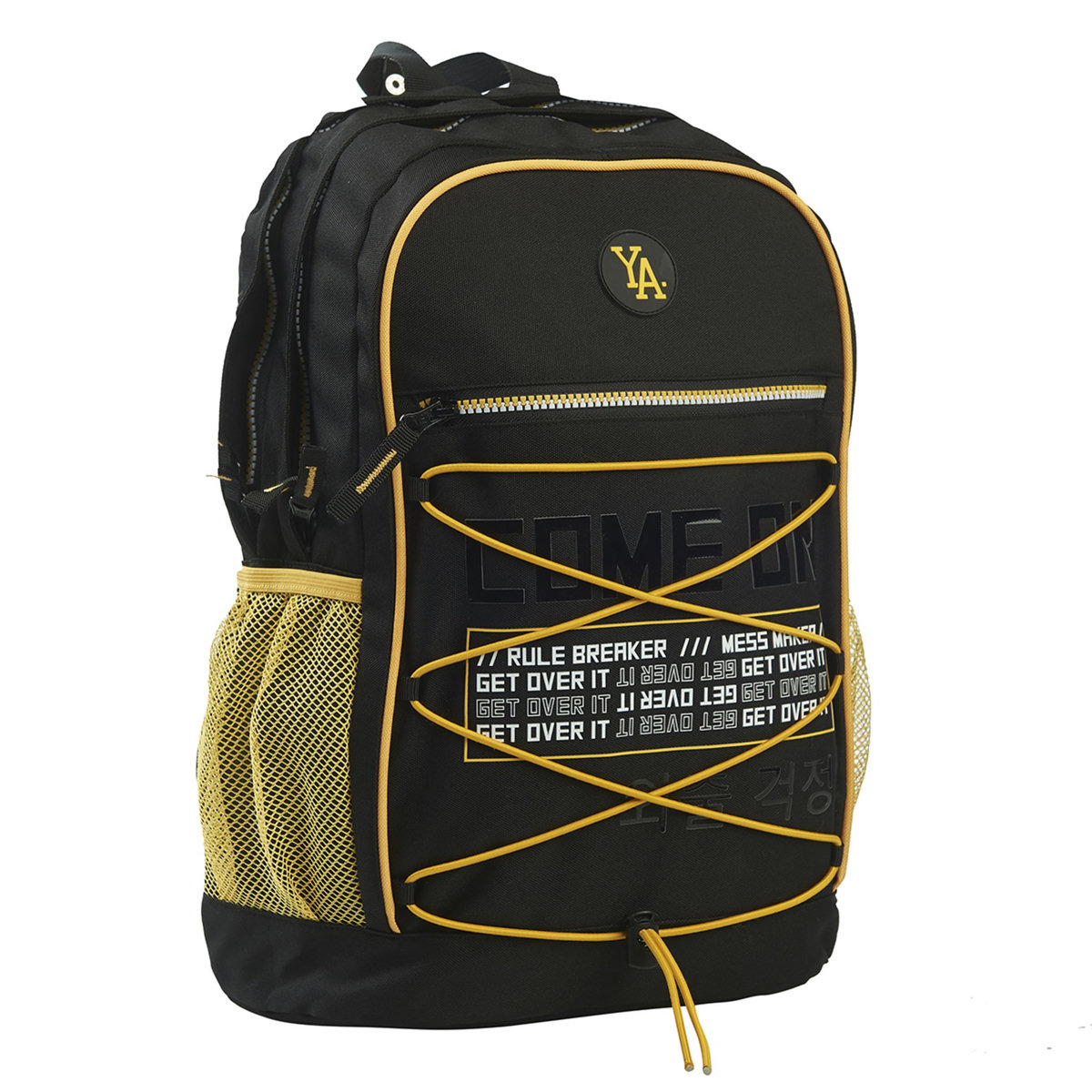 AUCHAN Sac à dos 2 compartiments noir YOUNG'S ATTITUDE