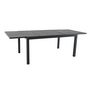 Voir la diapositive 2 : CREADOR Table de jardin 160/240x100x75cm aluminium gris anthracite VITTAL