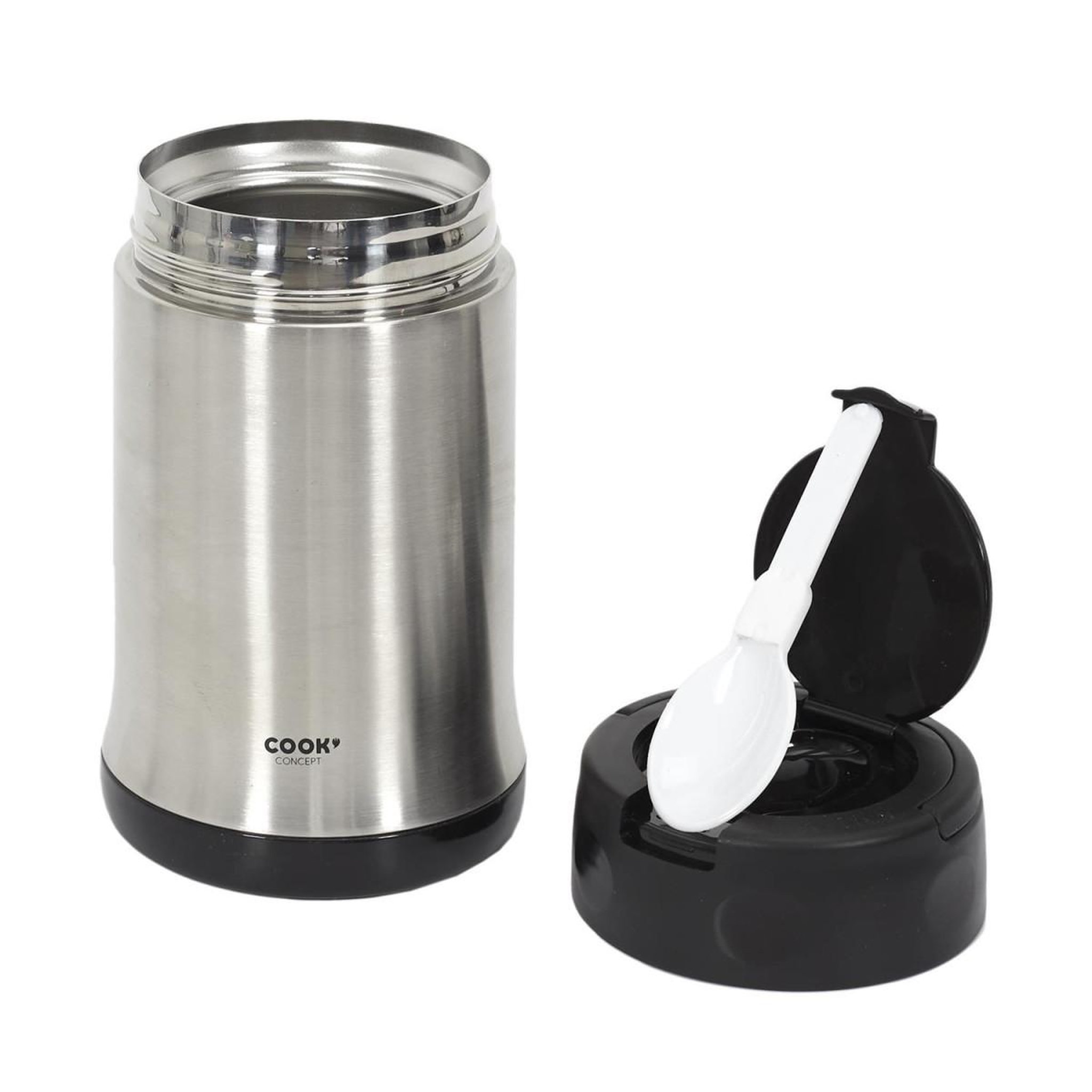 Voir la diapositive 2 : COOK CONCEPT Bol à Soupe Isotherme  Couverts  50cl Inox