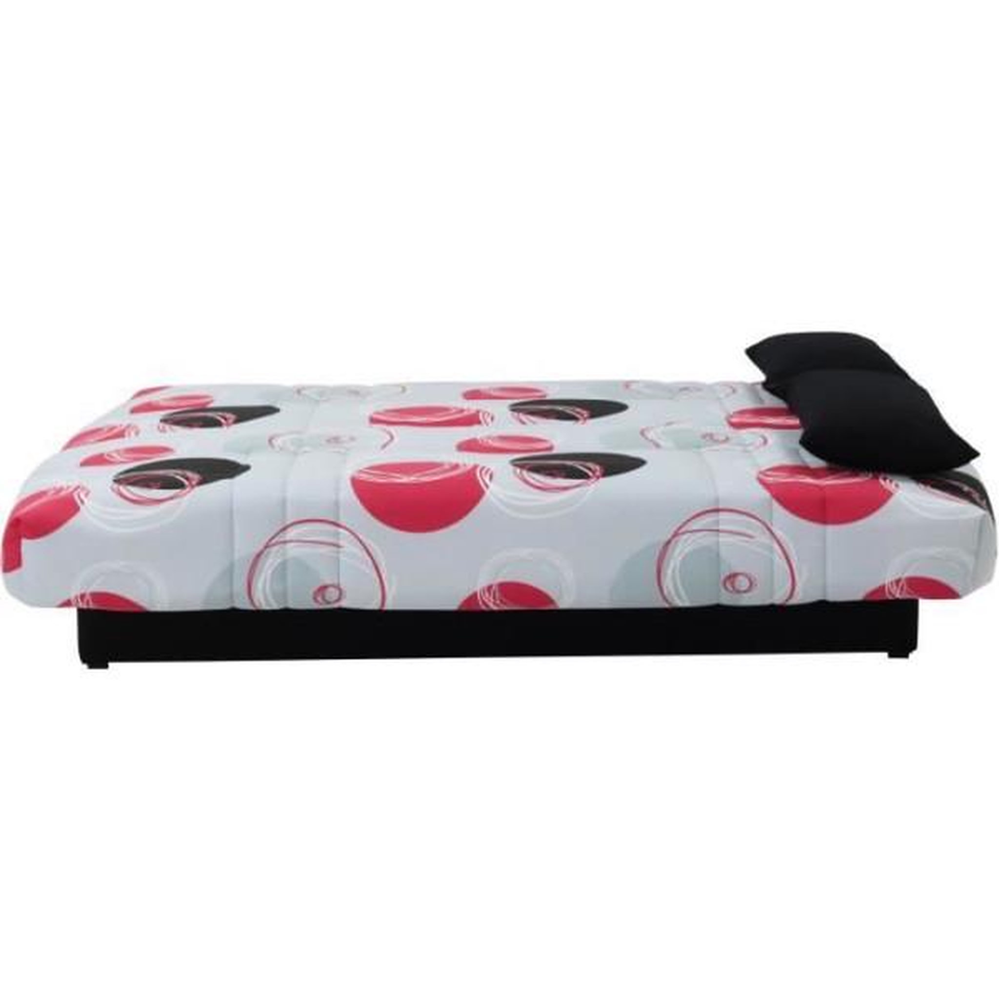 Voir la diapositive 4 : MARKET24 Clic clac 3 places DREAM - Tissu 100% Coton imprimé Planete - Couchage 125x190 cm - L190 x P92 x H96 cm