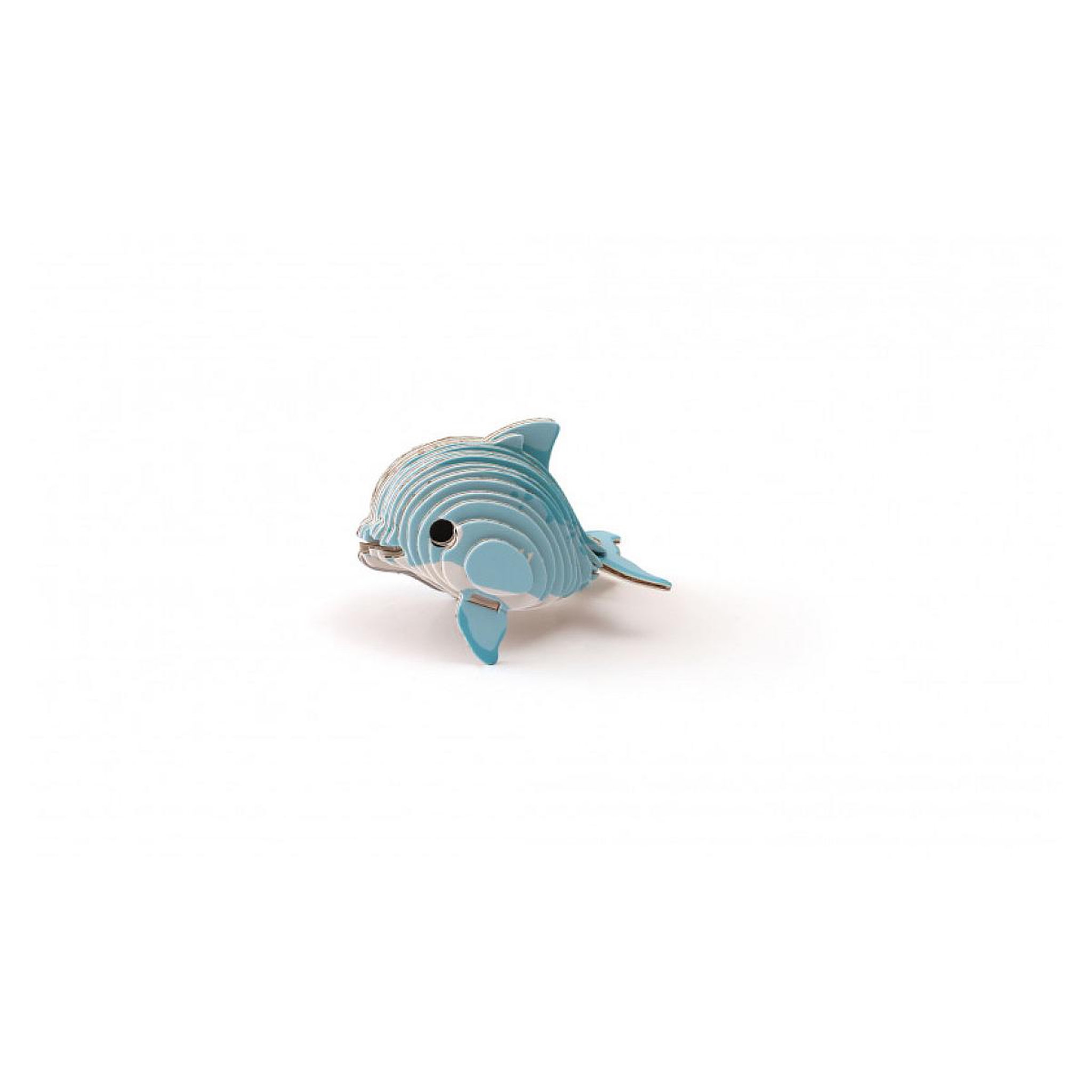 Voir la diapositive 2 : Graine créative Maquette adhesive carton 3D - Dauphin