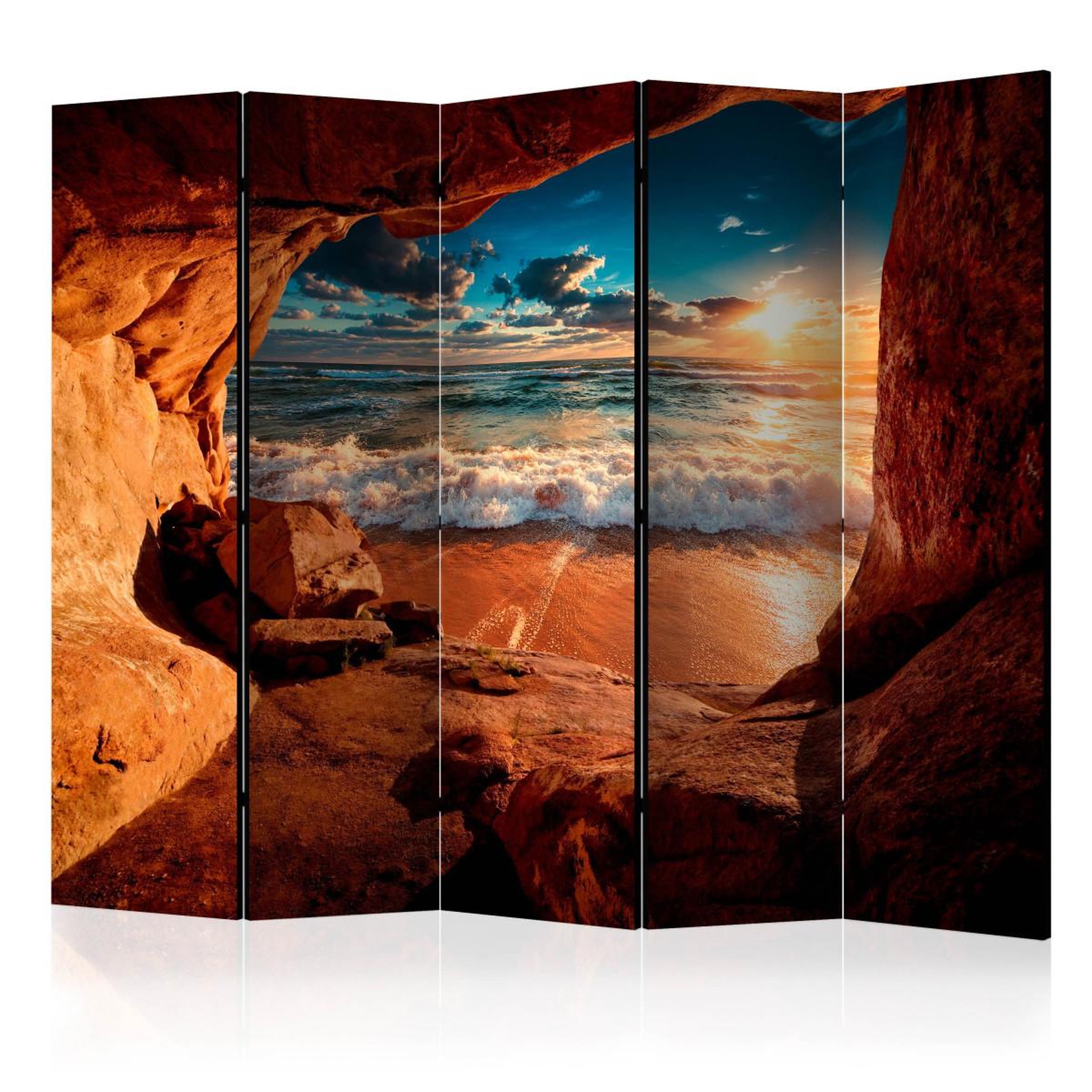Paris Prix Paravent 5 volets  cave : beach  172x225cm