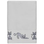 Sensei Maison Drap de bain YOGI CAT. Coloris disponibles : Vert, Blanc