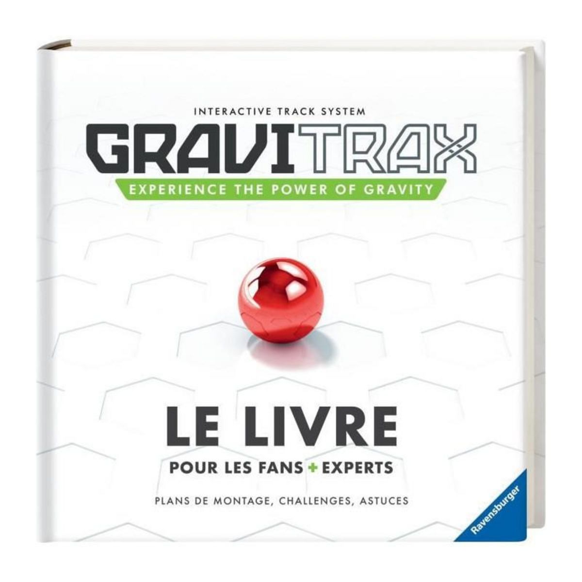RAVENSBURGER Livre GraviTrax - 110 pages dastuces et defis - Jeu de construction STEM - Circuit de billes creatif - Ravensburger - des 8 ans