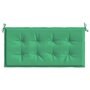 Voir la diapositive 4 : VIDAXL Coussin de banc de jardin vert 120x50x3 cm tissu oxford