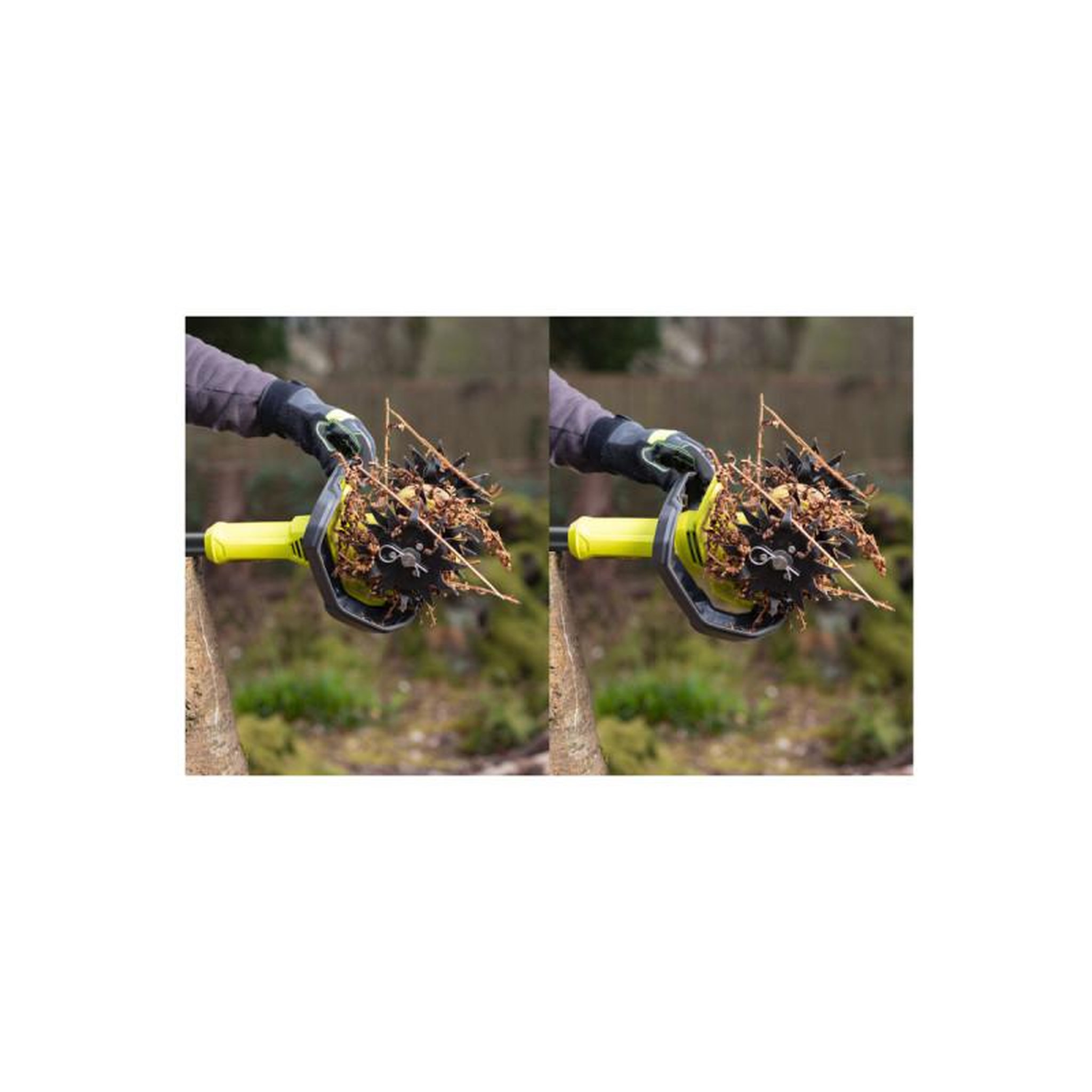 Voir la diapositive 4 : Ryobi Bineuse ryobi 18v one+ - sans batterie ni chargeur - ry18cva-0