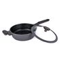 Voir la diapositive 3 : Fortus Sauteuse 24cm gris en fonte d'aluminium avec couvercle