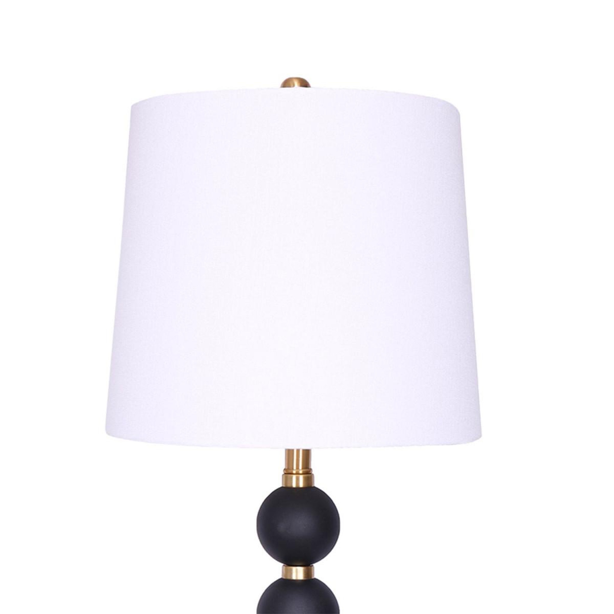 Voir la diapositive 2 : Paris Prix Lampe à Poser Design  Davina  81cm Noir & Blanc