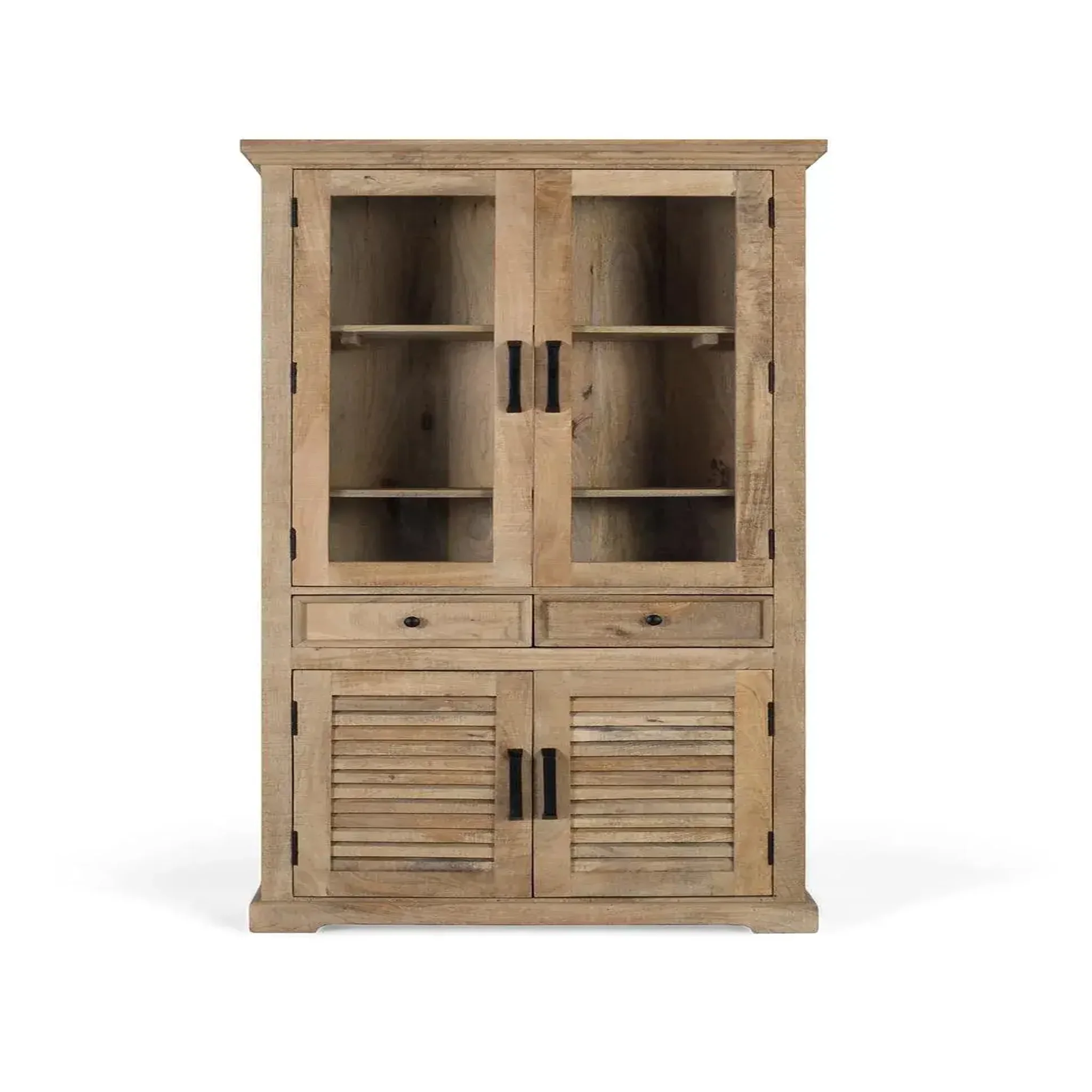 GINER Y COLOMER SL Vitrine en bois de manguier 90 cm style rustique contemporain
