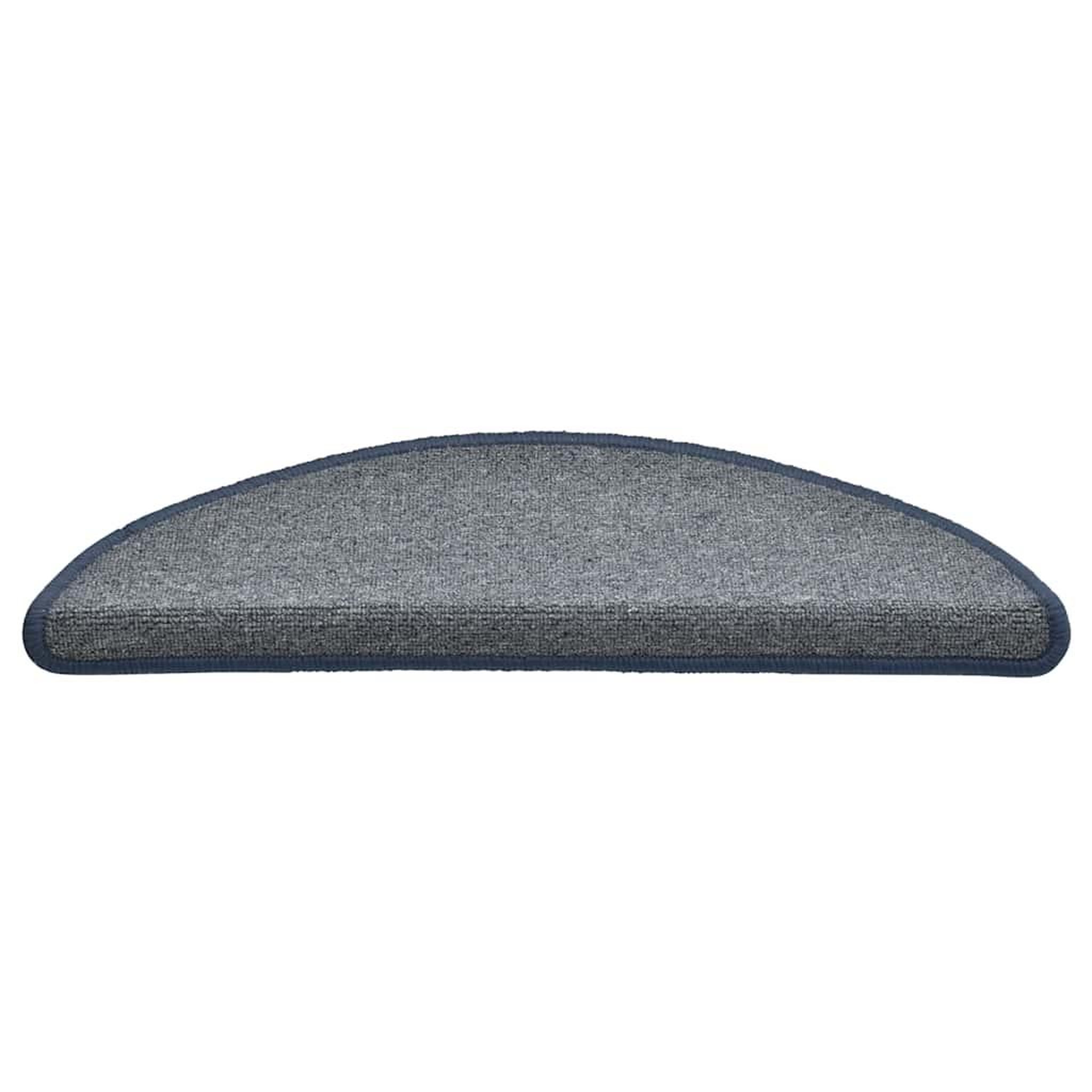 Voir la diapositive 3 : VIDAXL Tapis d'escalier 30 pcs gris clair et bleu 56x17x3 cm