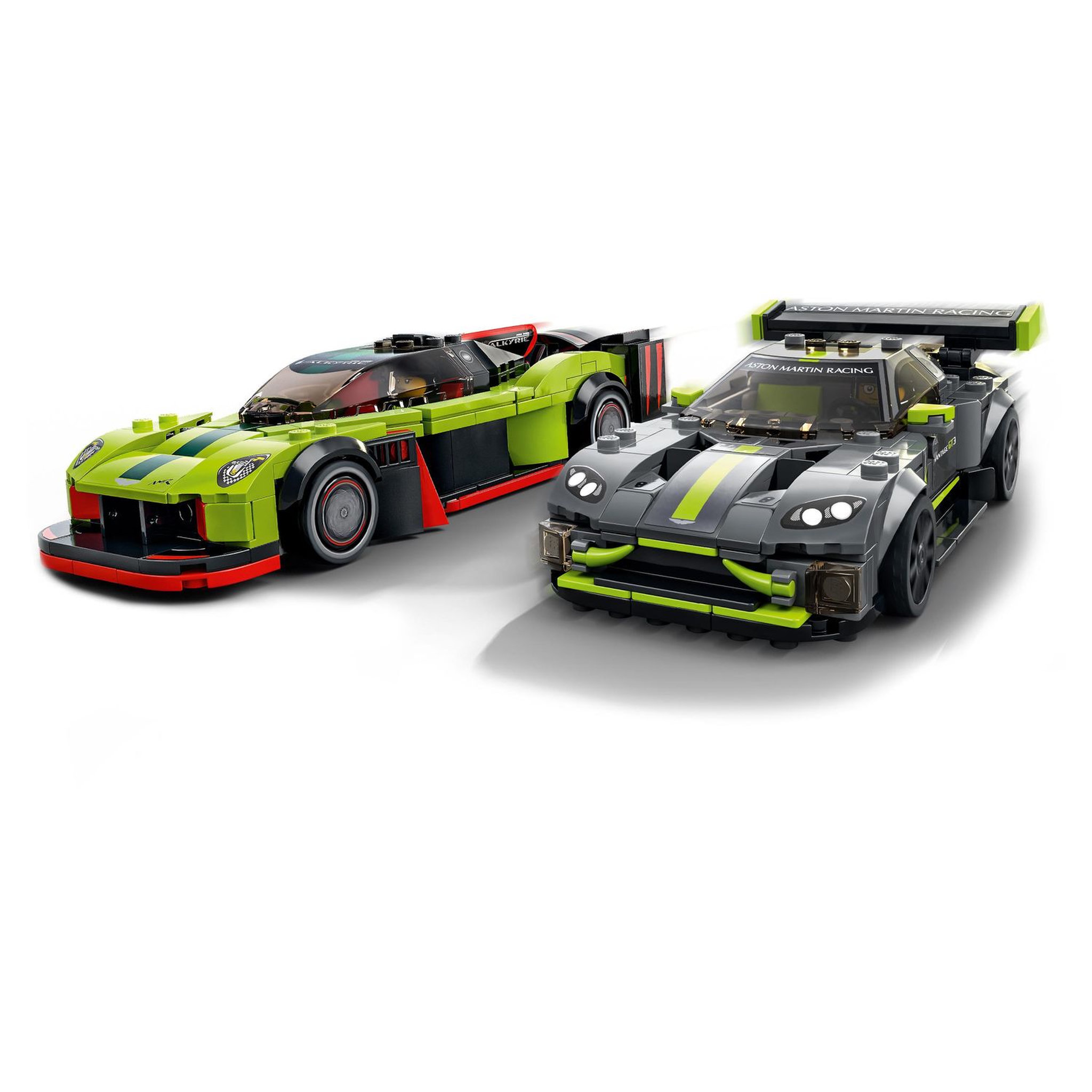 Voir la diapositive 4 : LEGO Speed Champions 76910 Aston Martin Valkyrie AMR et Vantage GT3, 2 Modèles de Voitures de Course, Jouet à Collectionner Pour Enfants