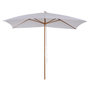 Voir la diapositive 1 : OUTSUNNY Parasol droit rectangulaire de jardin grande taille dim. 3L x 2l x 2,5H m blanc