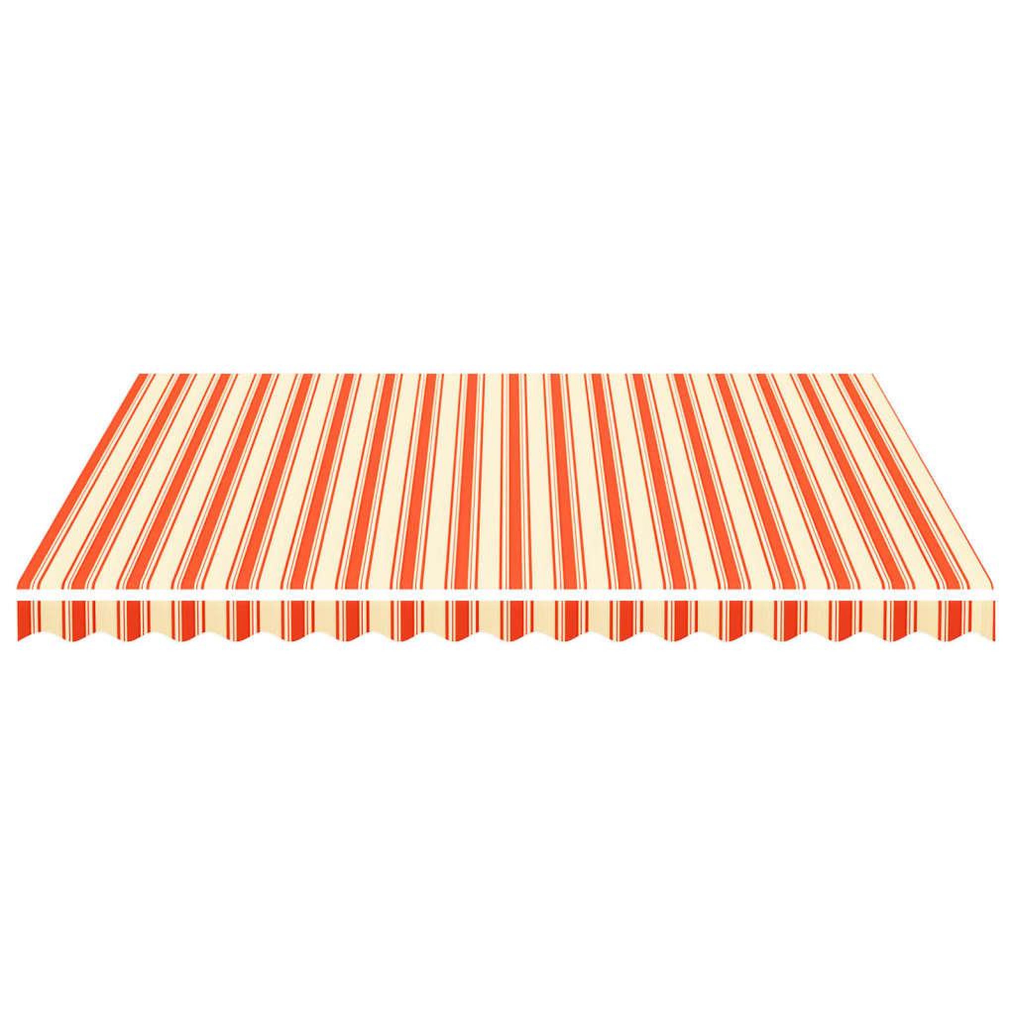 Voir la diapositive 3 : VIDAXL Tissu de remplacement pour auvent Jaune et orange 4x3,5 m