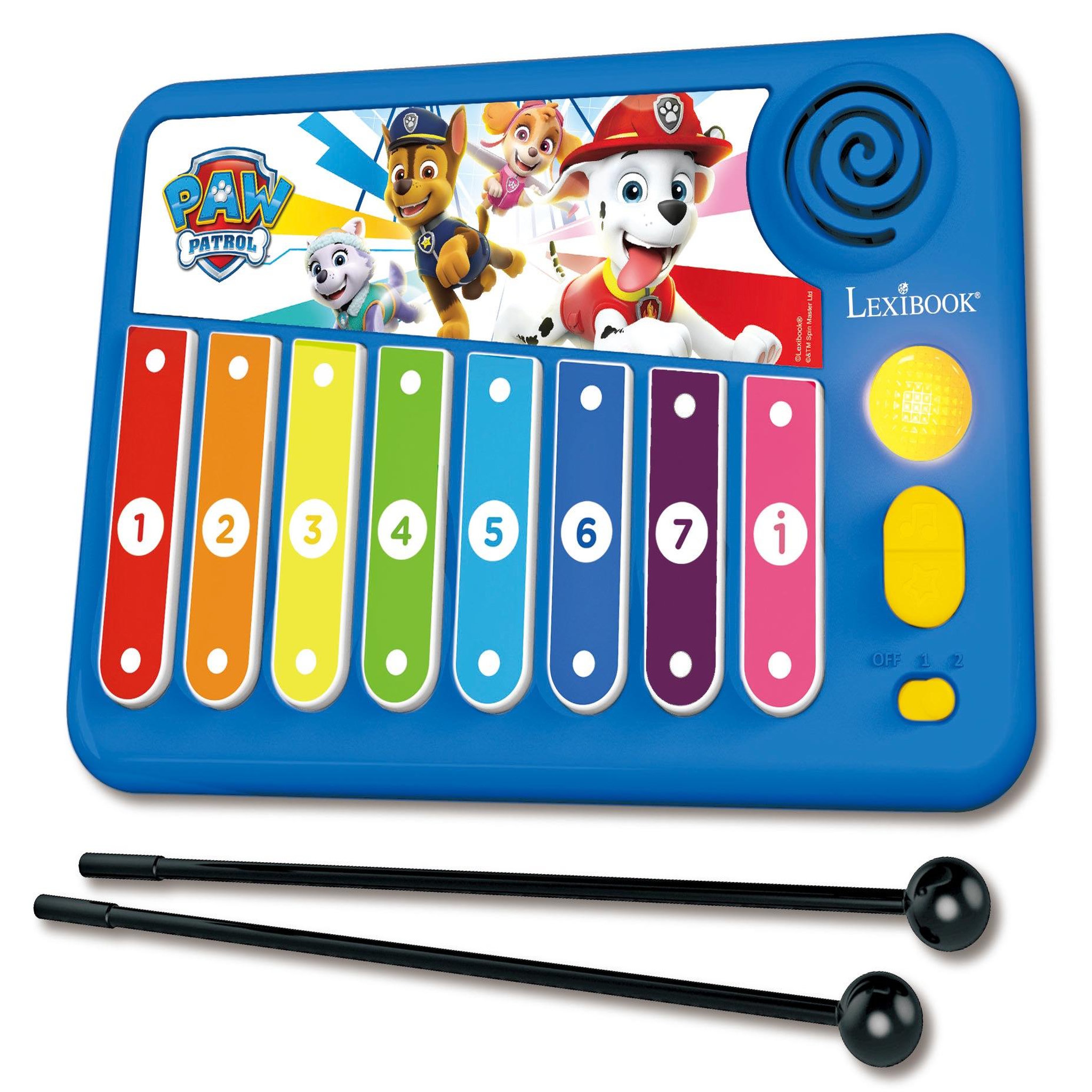 Lexibook Xylophone Pat' Patrouille avec Apprentissage Lumineux de la Musique