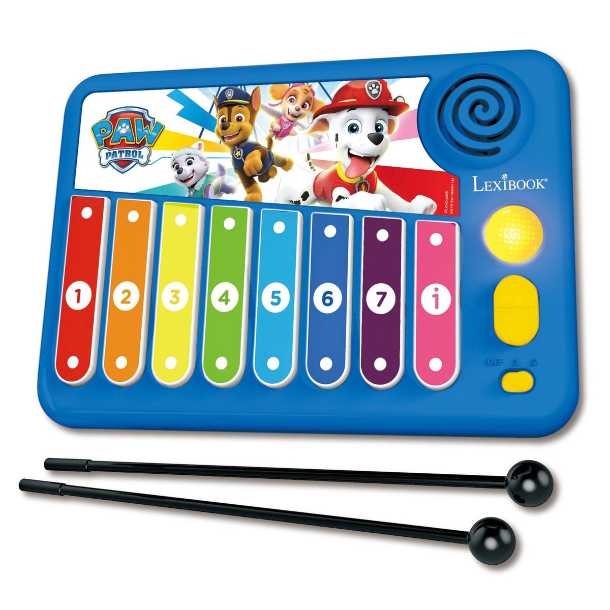 Lexibook Xylophone Pat' Patrouille avec Apprentissage Lumineux de la Musique