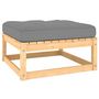 Voir la diapositive 5 : VIDAXL Salon de jardin 12 pcs avec coussins Bois de pin massif