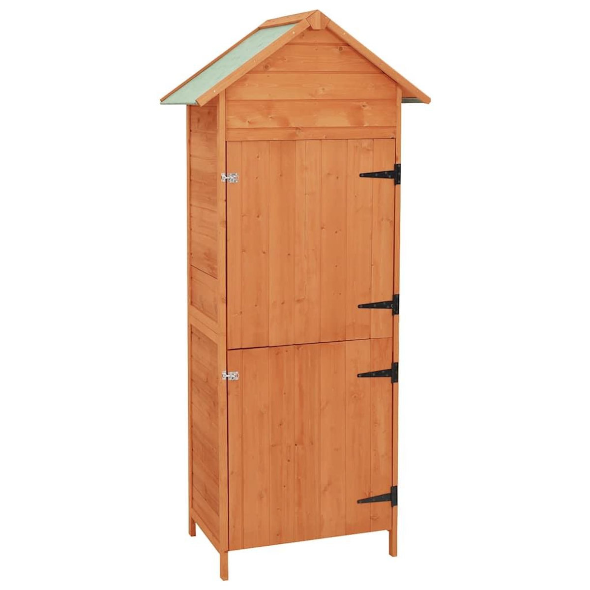 VIDAXL Armoire de rangement de jardin Marron 42,5x64x190 cm