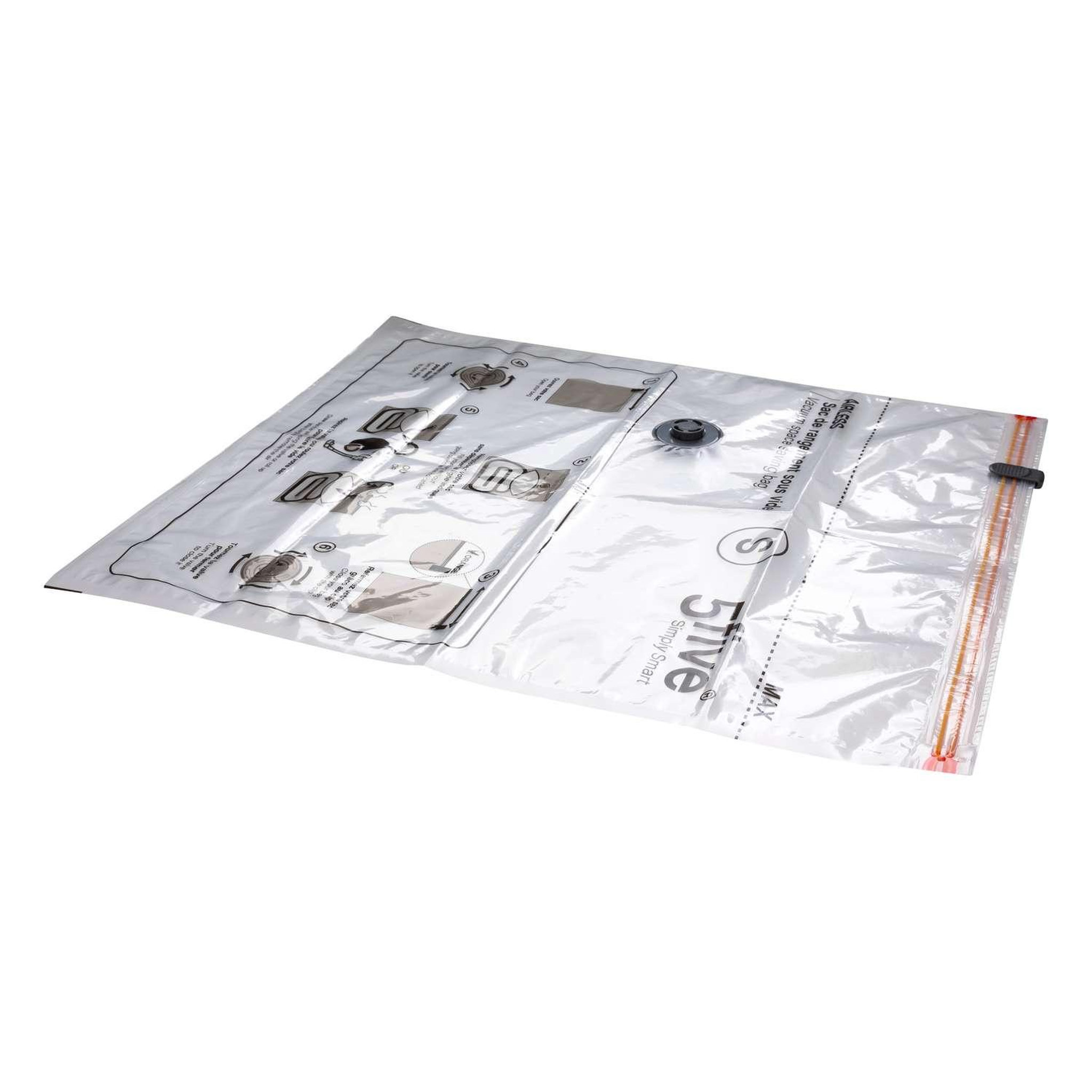 Voir la diapositive 3 : FIVE Housse de rangement sous-vide taille s