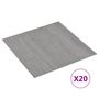 Voir la diapositive 2 : VIDAXL Dalles de plancher autoadhesives 20 pcs PVC gris pointille