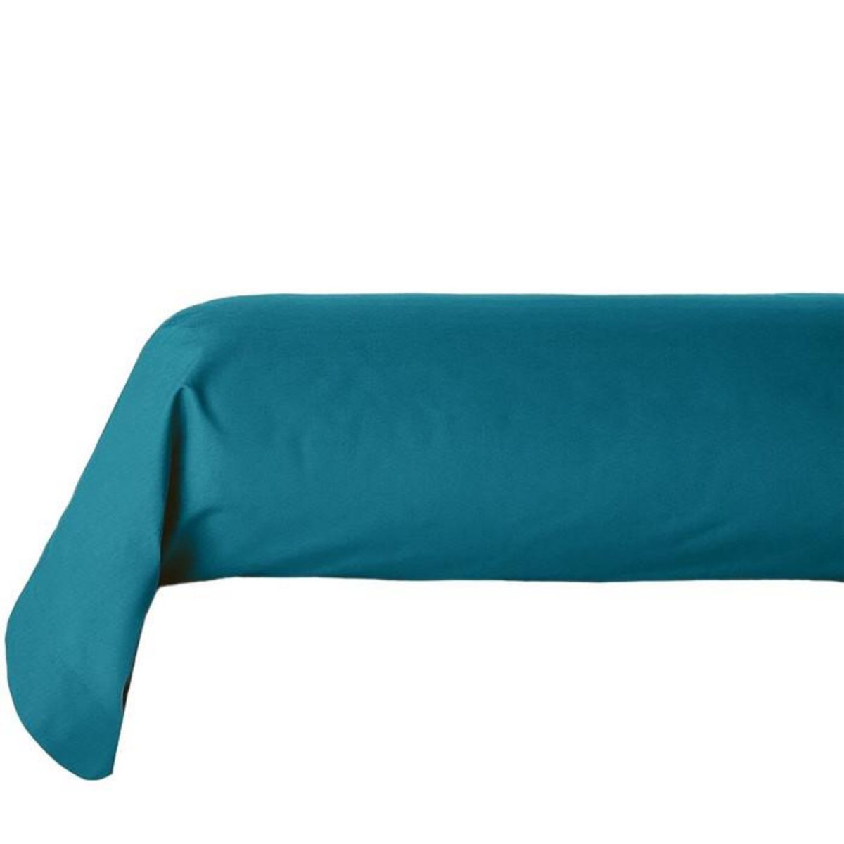 ATMOSPHERA Taie de Traversin  Alban  85x185cm Bleu Canard