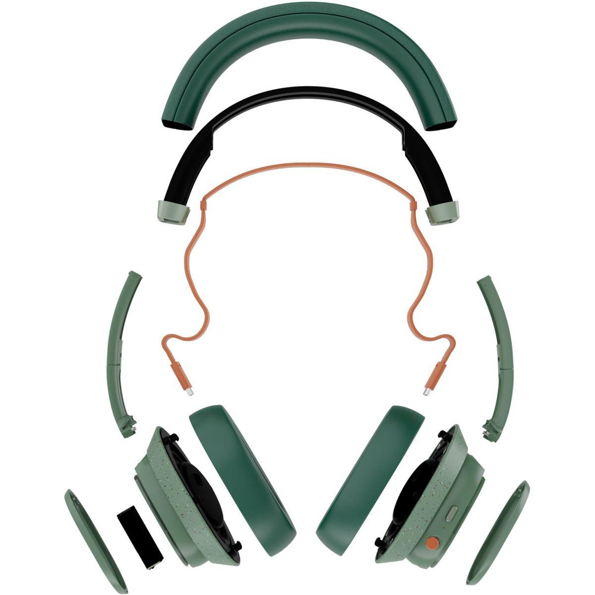 Voir la diapositive 5 : FAIRPHONE Casque Fairbuds XL Vert