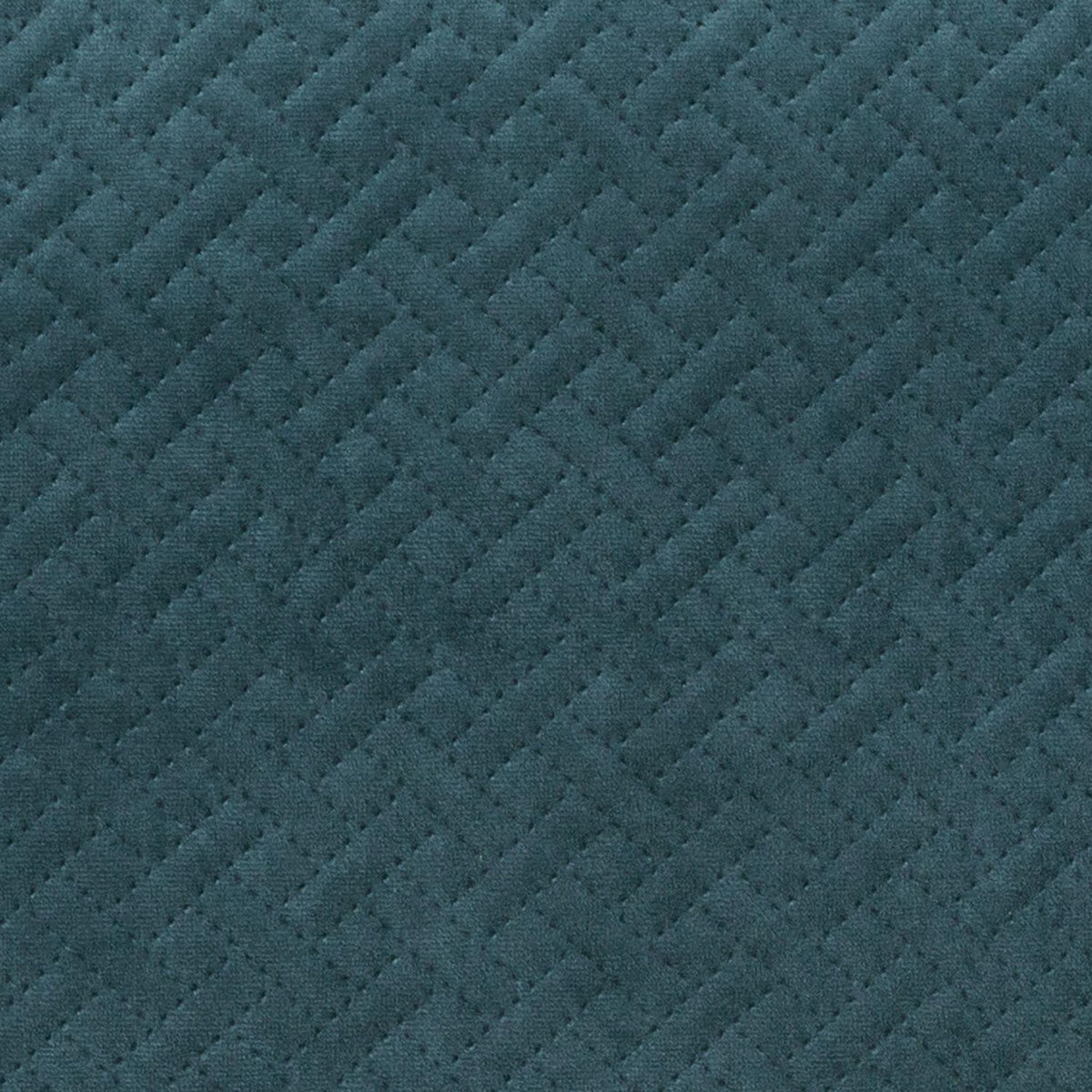 ATMOSPHERA Coussin Dolce effet velours déhoussable 58x38 cm - Bleu canard