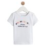 Voir la diapositive 1 : INEXTENSO T-shirt blanc bébé fille