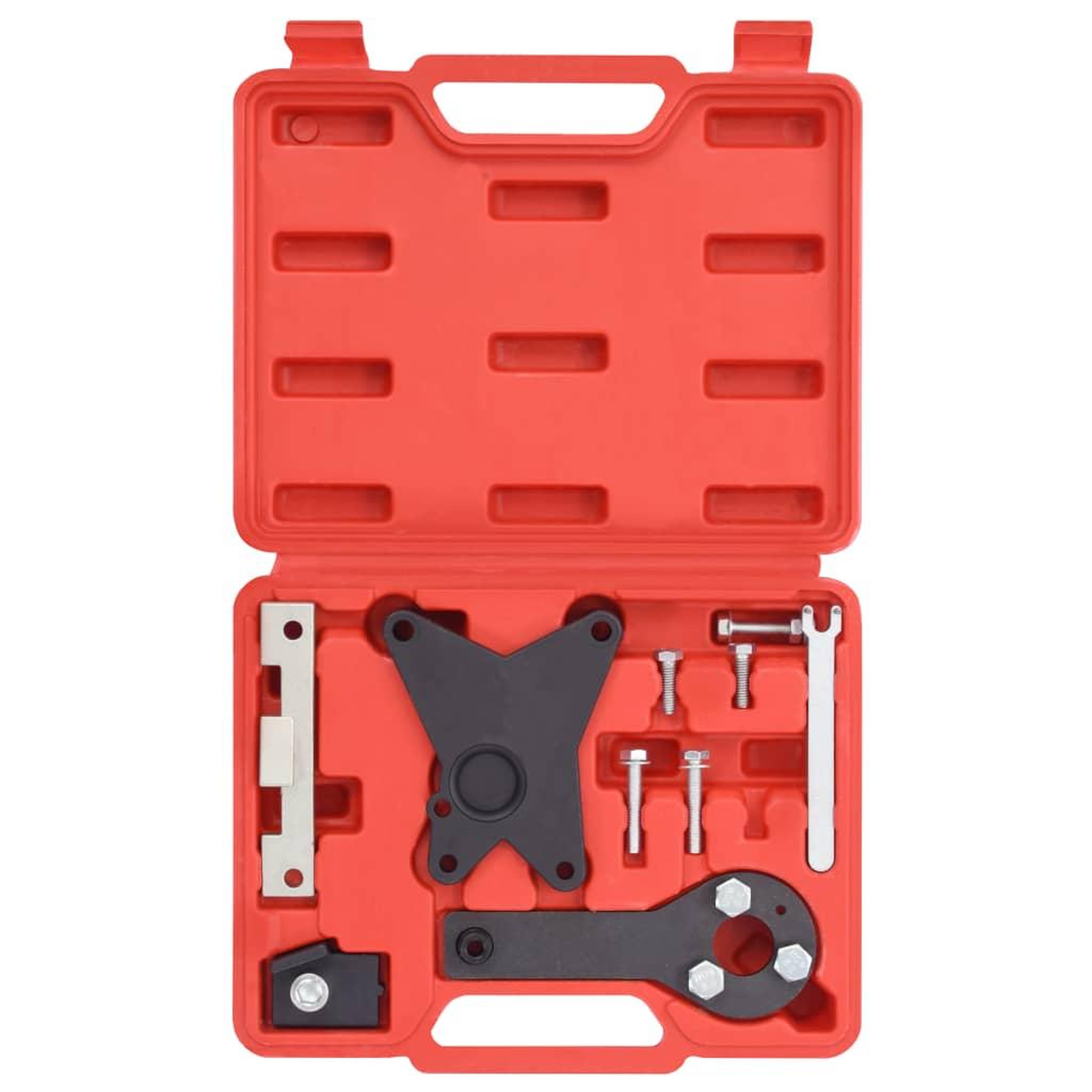 Voir la diapositive 3 : VIDAXL Kit d'outils de reglage de moteur 9 pcs