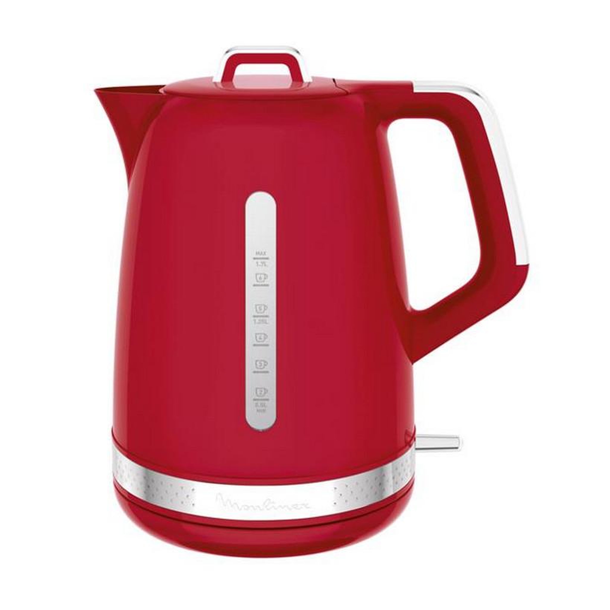 MOULINEX Bouilloire sans fil 1.7l 2400w rouge - by320510