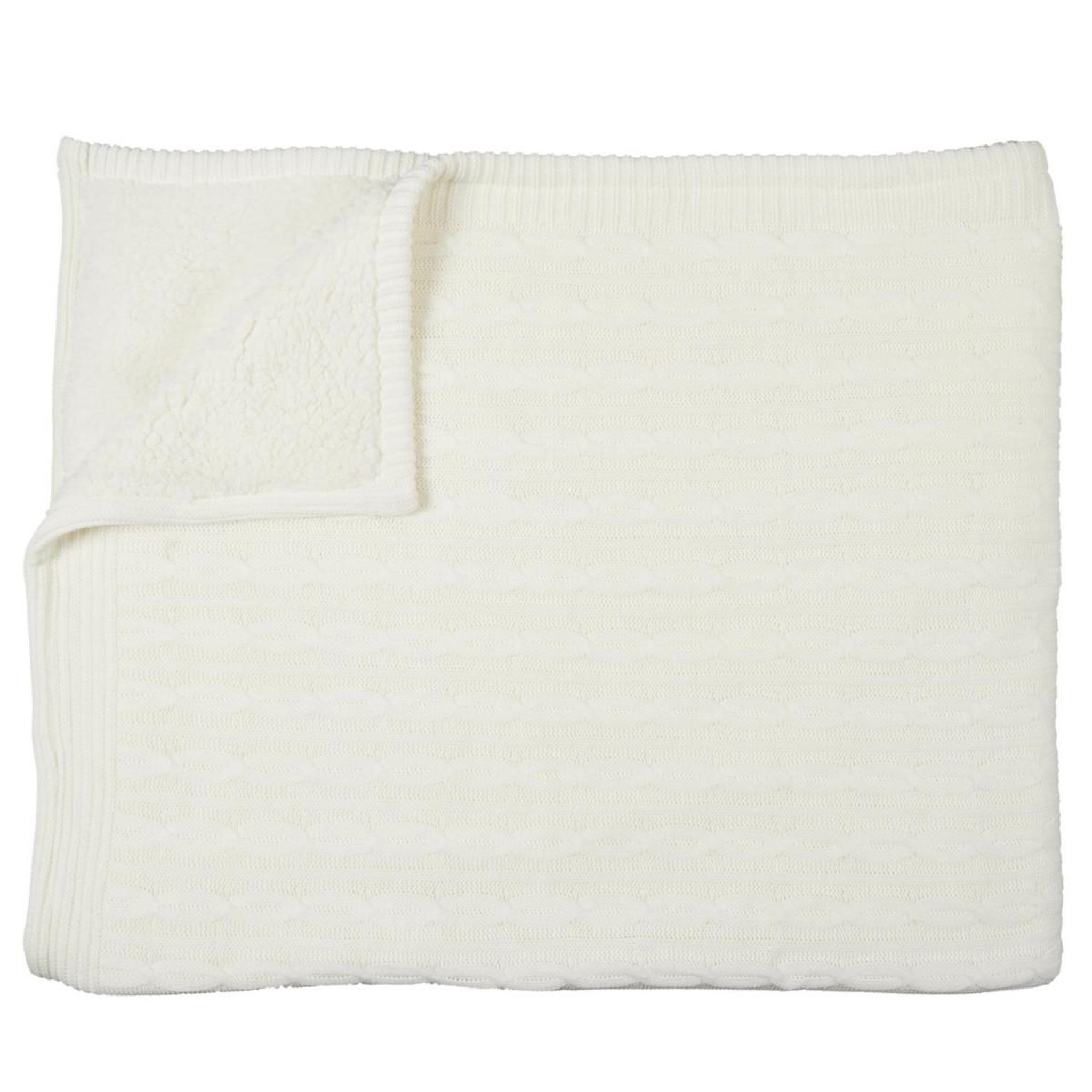 Voir la diapositive 2 : The Home Deco Factory Plaid sherpa  torsadé  120x150cm crème