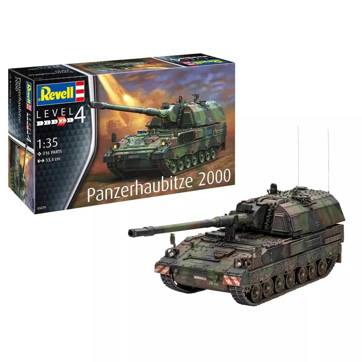 Revell Maquette char : Obusier Panzerhaubitze 2000