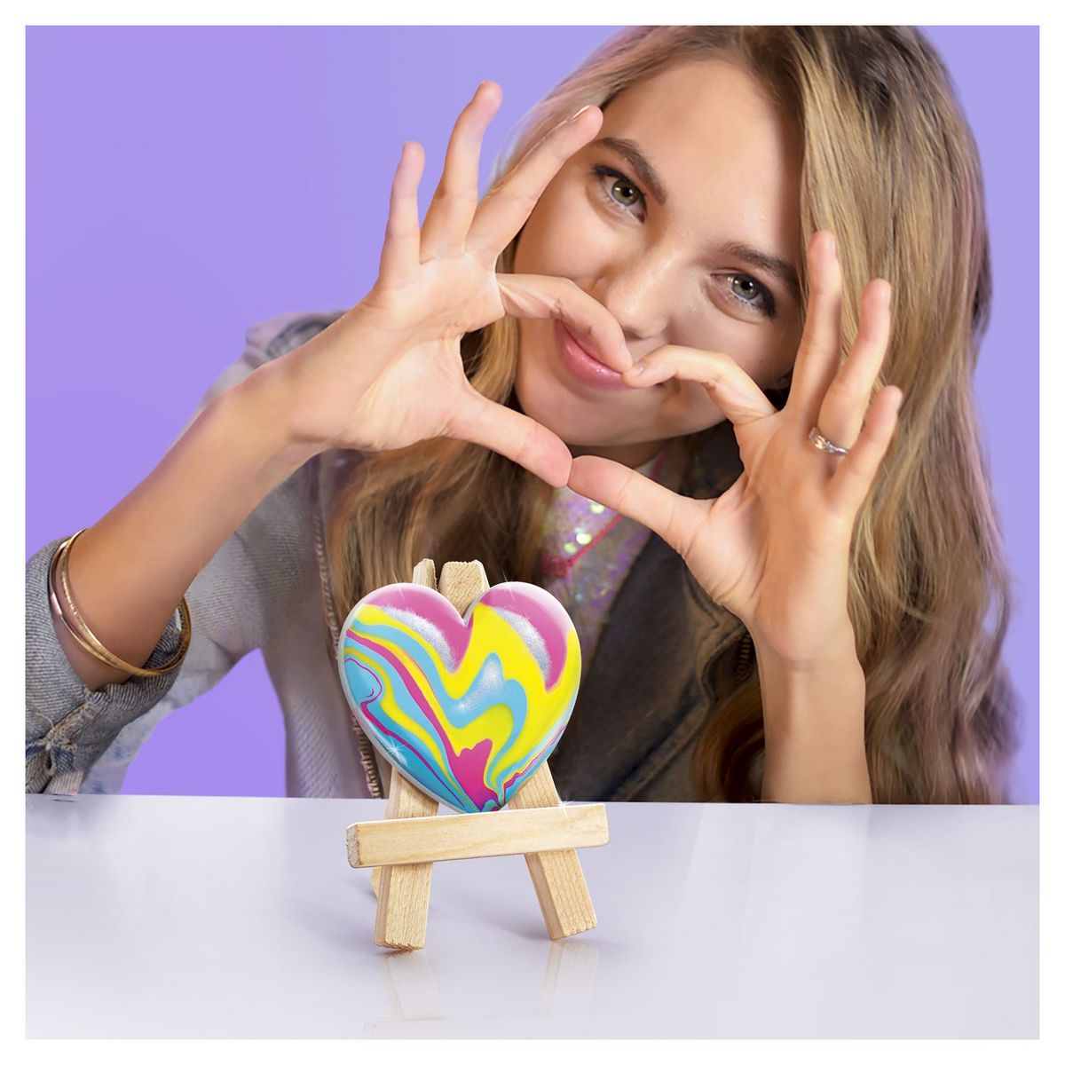 CANAL TOYS Kit Pouring paint mini chevalet