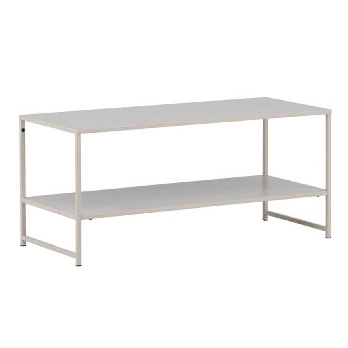 Paris Prix Table Basse Avec Étagère  Staal  102cm Beige