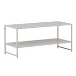 Paris Prix Table Basse Avec Étagère  Staal  102cm Beige