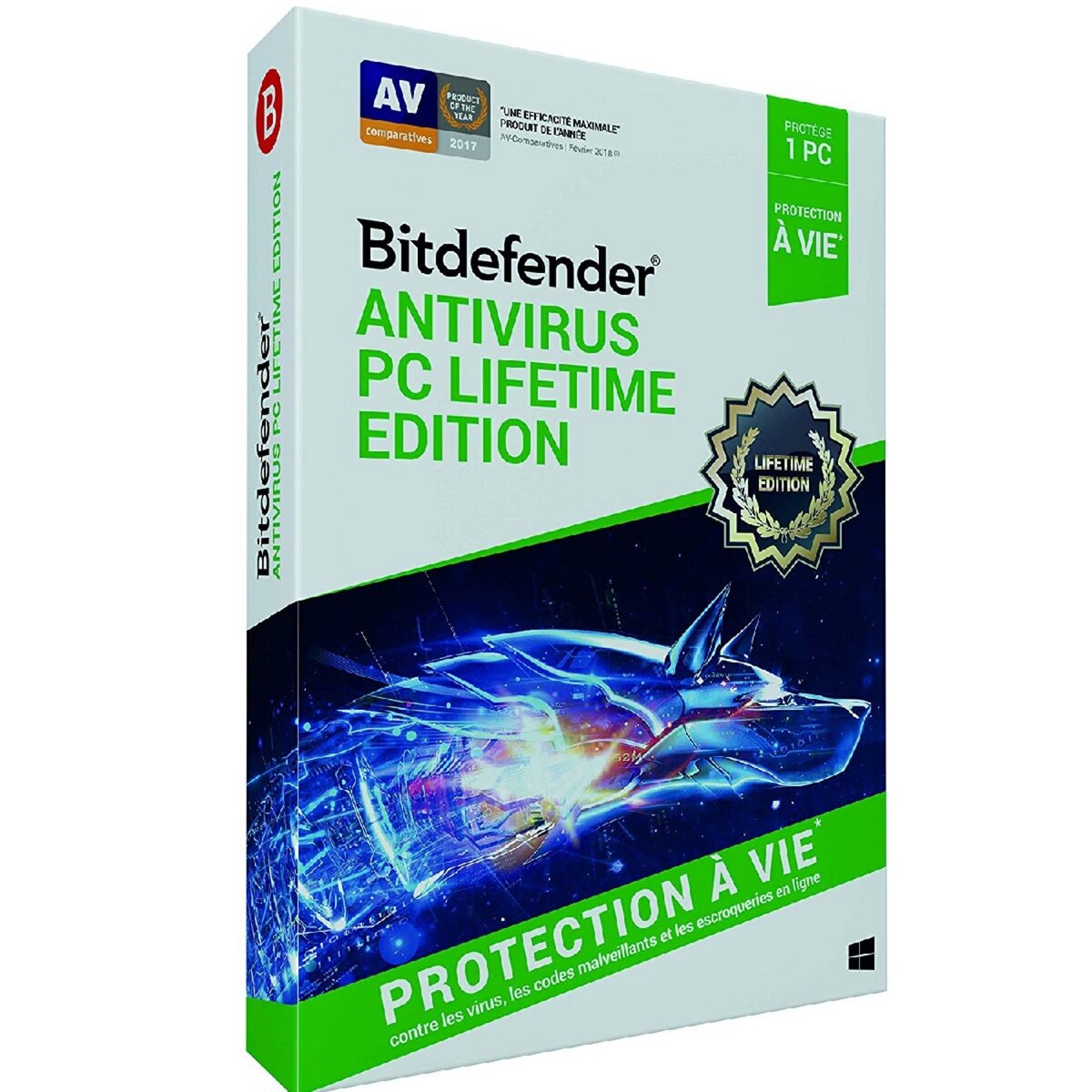 Bitdefender Antivirus PC Lifetime 2019