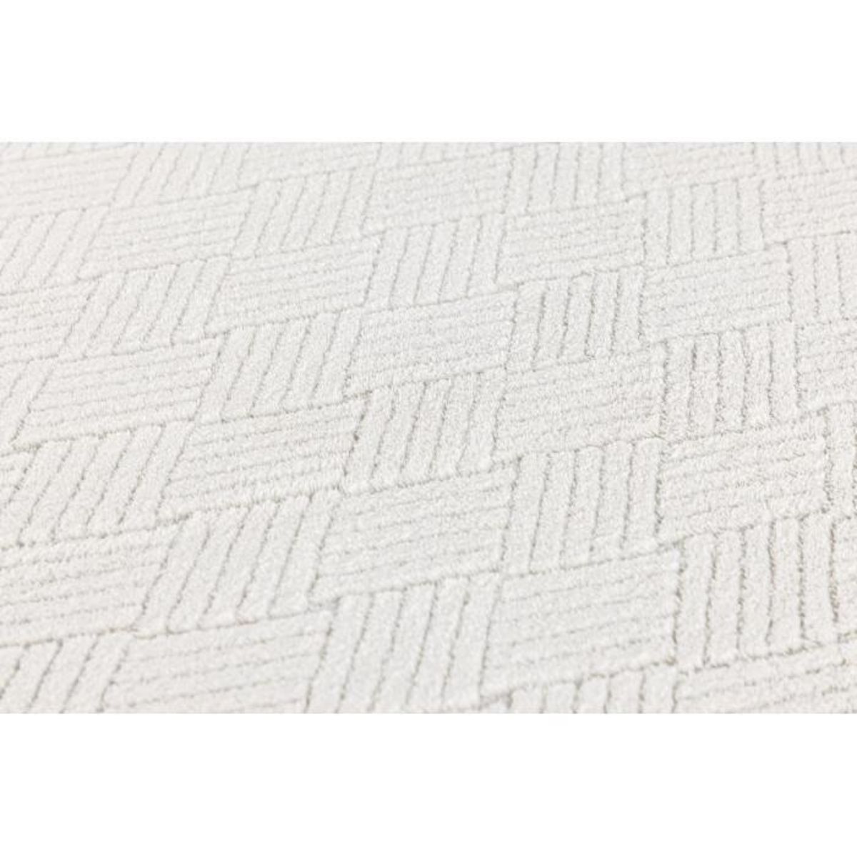 Paris Prix Tapis Déco  Todd  160x230cm Blanc