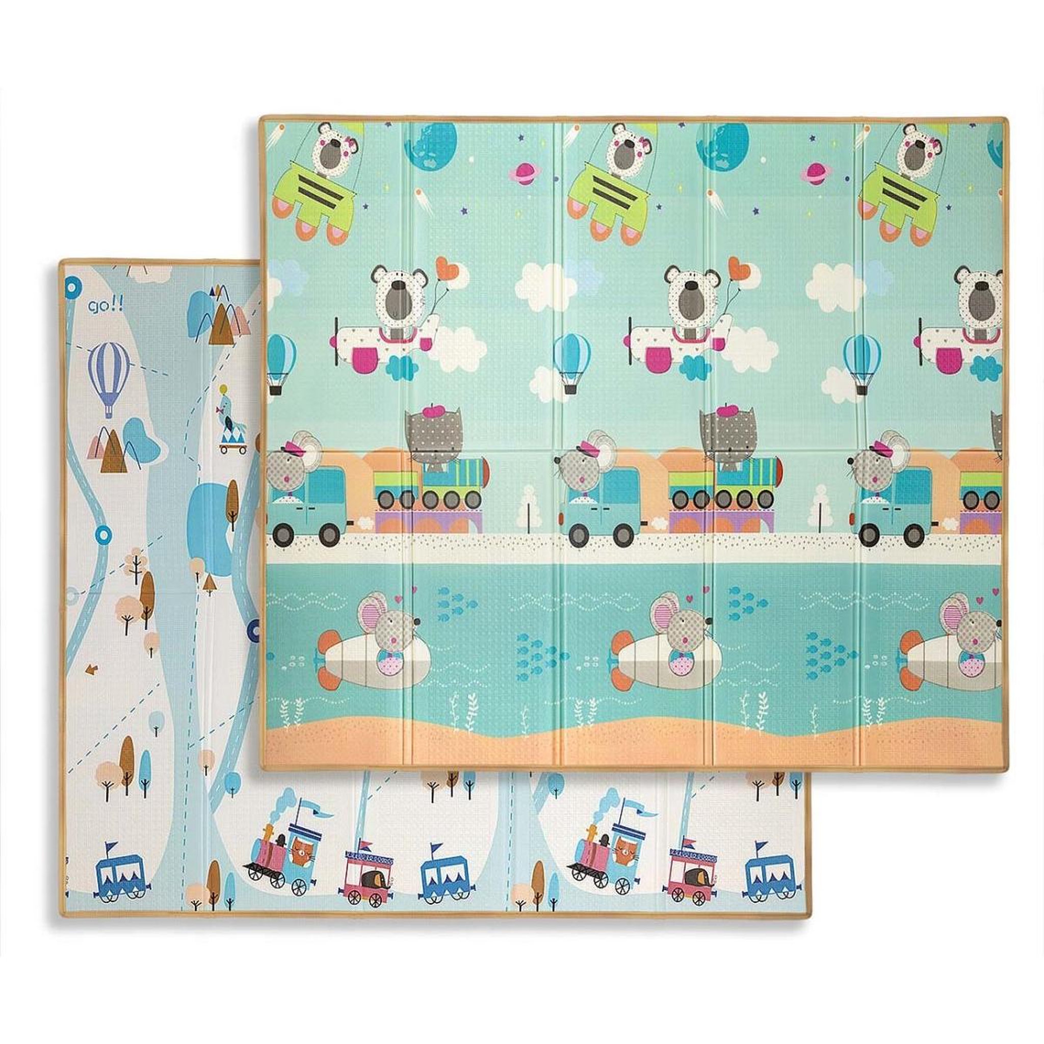 MILLY MALLY Tapis de jeu pliable  Cirque  and  Voyage