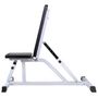 Voir la diapositive 2 : VIDAXL Banc d'entraînement avec jeu d'halteres 30,5 kg