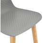 Voir la diapositive 6 : Paris Prix Tabouret de Bar Design  Toki  87cm Gris & Naturel