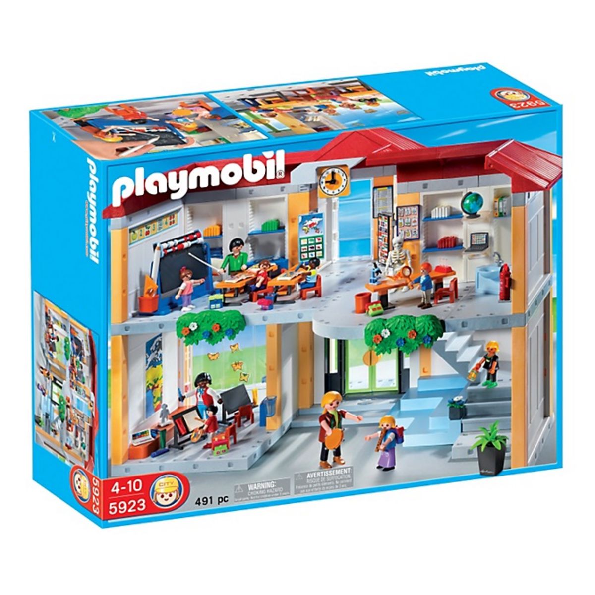 PLAYMOBIL 5923 Ecole avec 3 salles