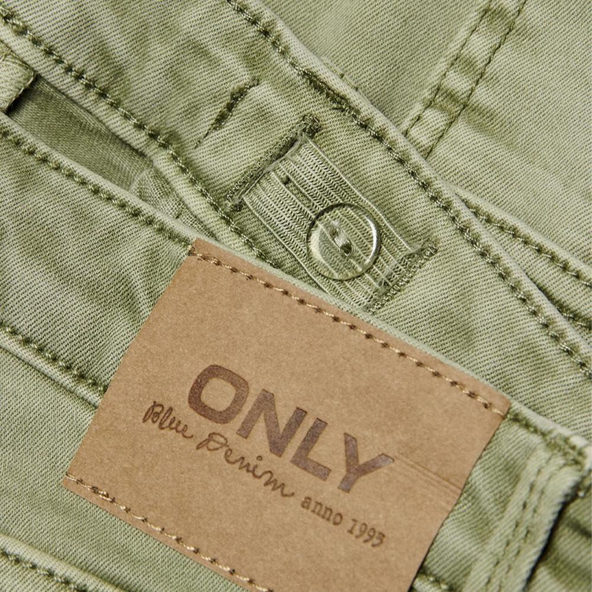 Voir la diapositive 4 : Only Pantalon Kaki Cargo Fille Only Missouri