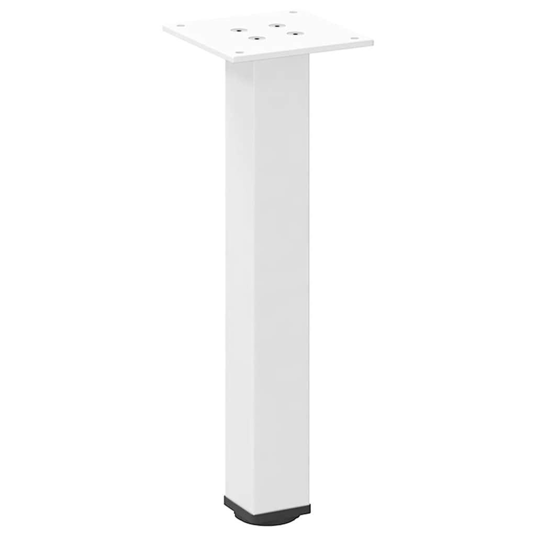 Voir la diapositive 4 : VIDAXL Pieds de table basse 4 pcs blanc 42-44 cm acier