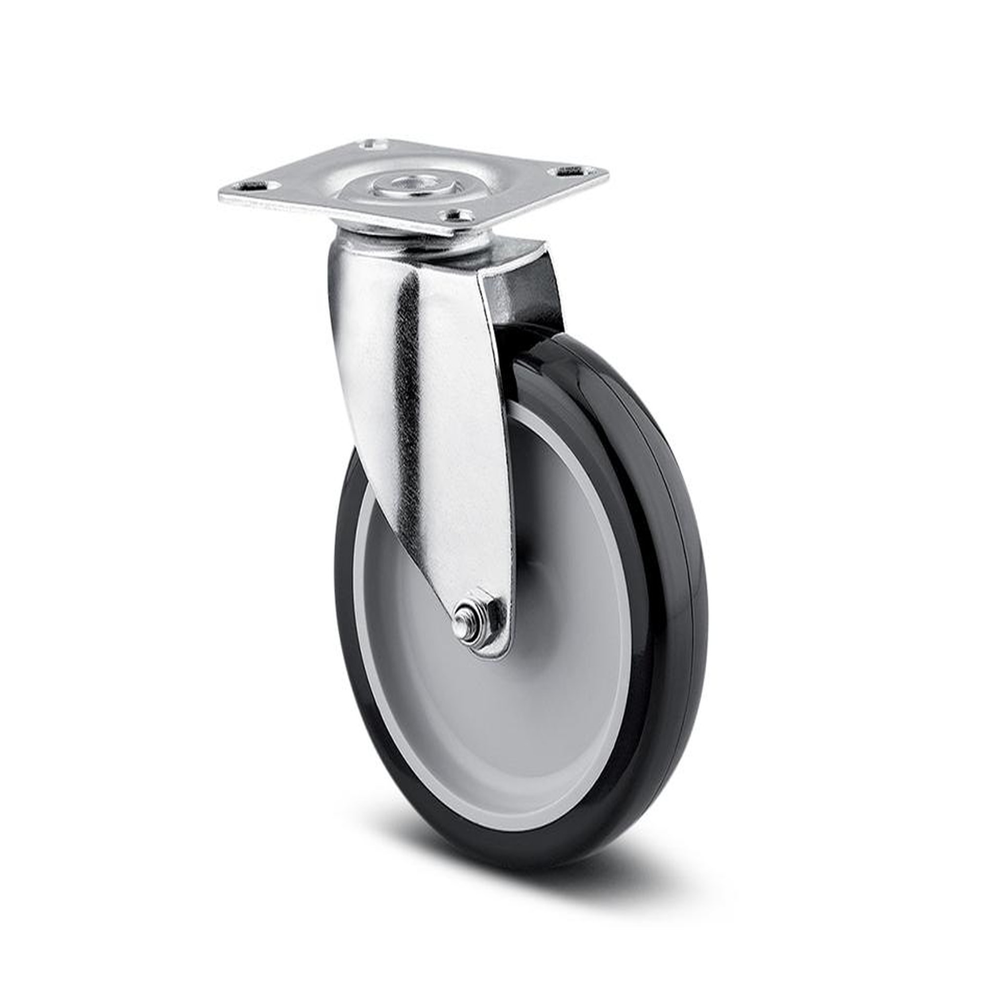 CENTRALE BRICO Roulette de meuble pivotante 1470 bande souple o 75mm