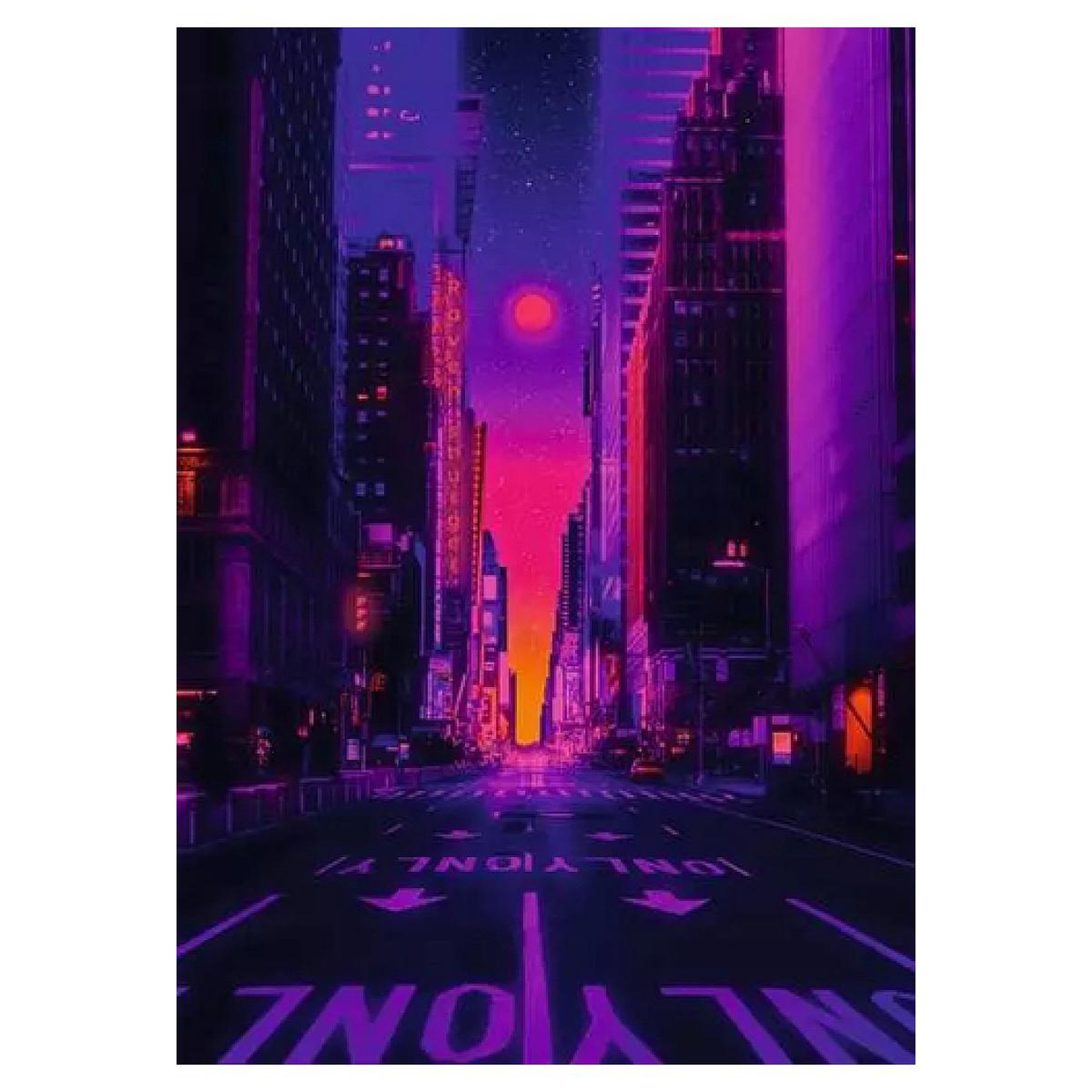 Voir la diapositive 2 : RAVENSBURGER 1000p Les neons de New York