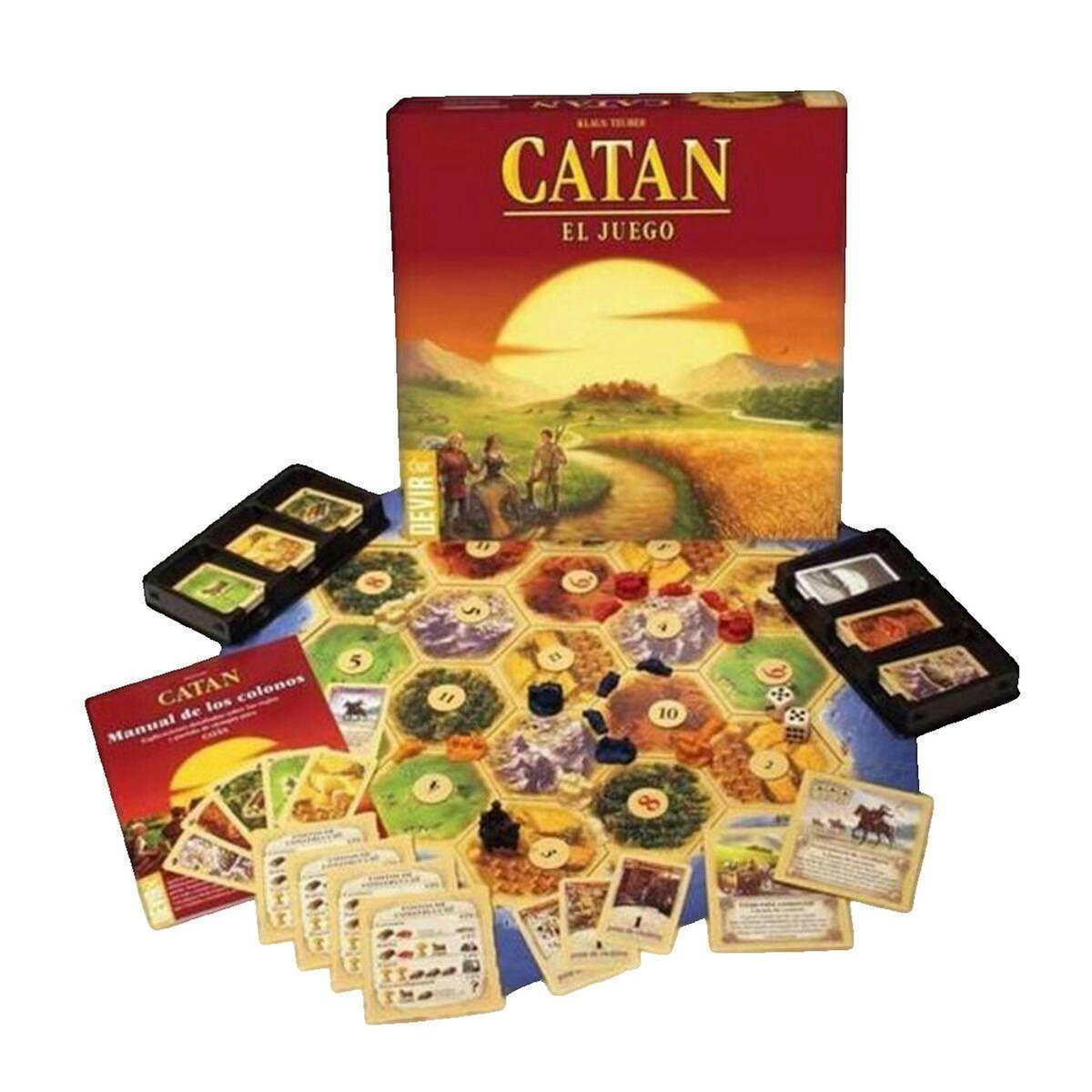 Figuine Jeu de société Figuine Catan Junior multicolore